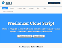 Tablet Screenshot of freelancerclones.com